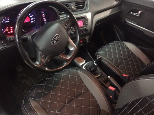 Каркасные авточехлы на KIA Rio 3 Каркасные авточехлы на KIA Rio 3