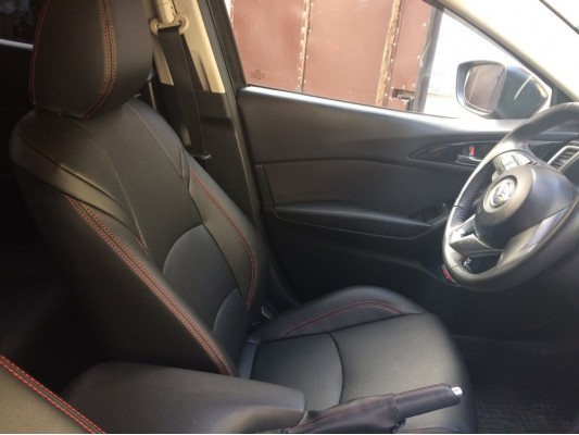 Каркасные авточехлы на Mazda 3 BM Каркасные авточехлы на Mazda 3 BM